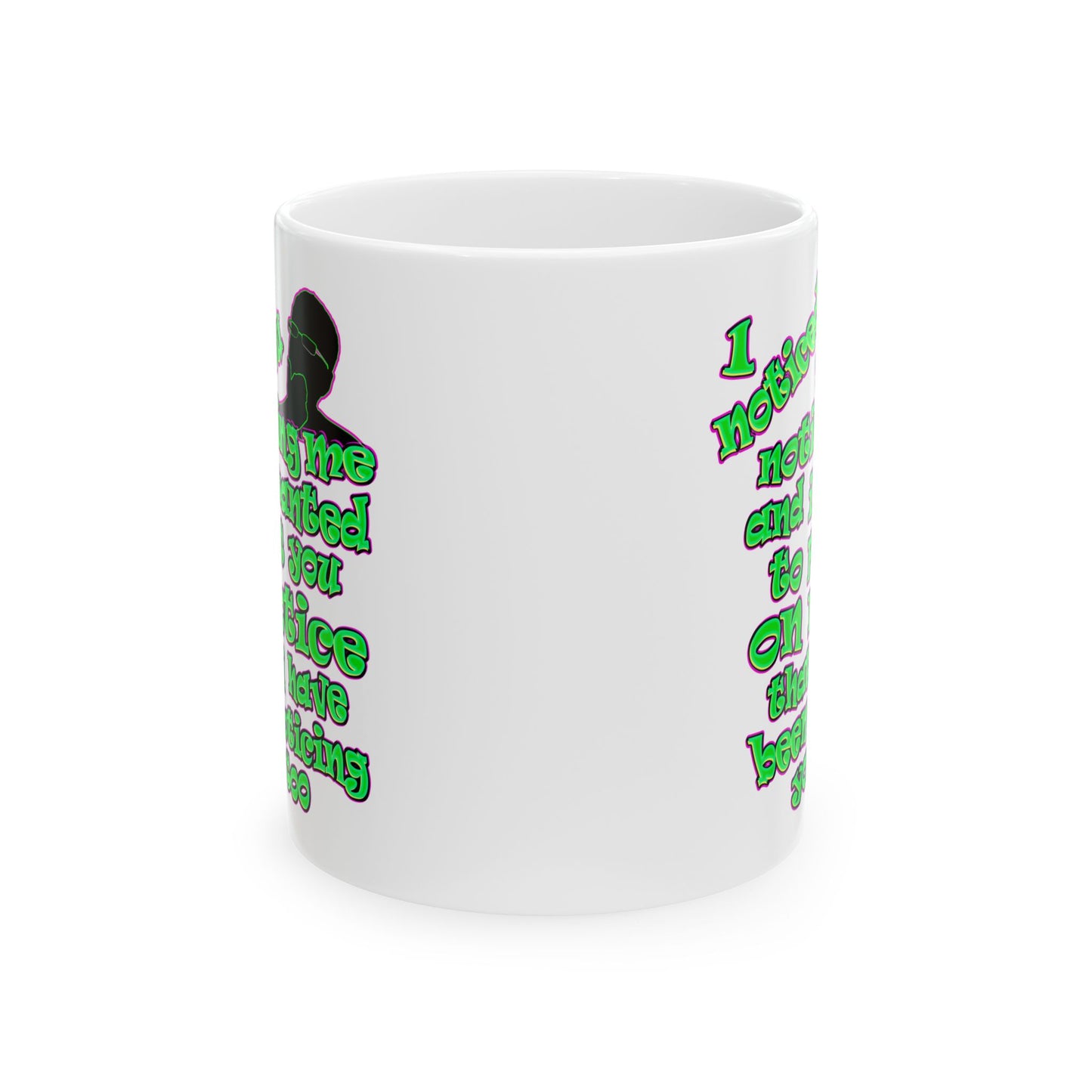 noticed you noticing - White Mug