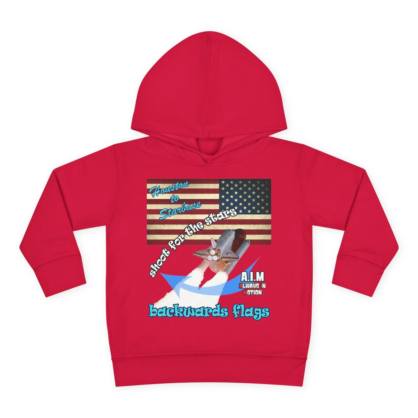 shoot for the stars - Toddler Pullover Fleece Hoodie