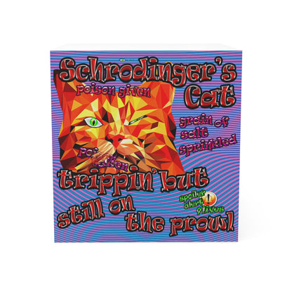 schrodinger's cat - note cube (light blue-purple wave)