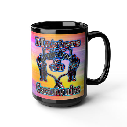 em cee squared - Black Mug (color blur)
