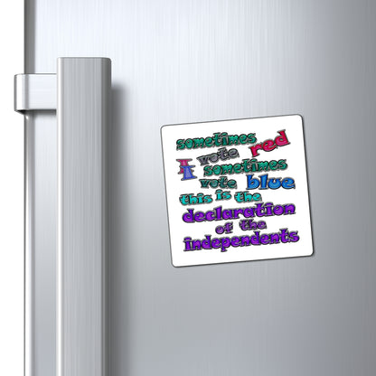 declaration of the independents - Magnets - (white)