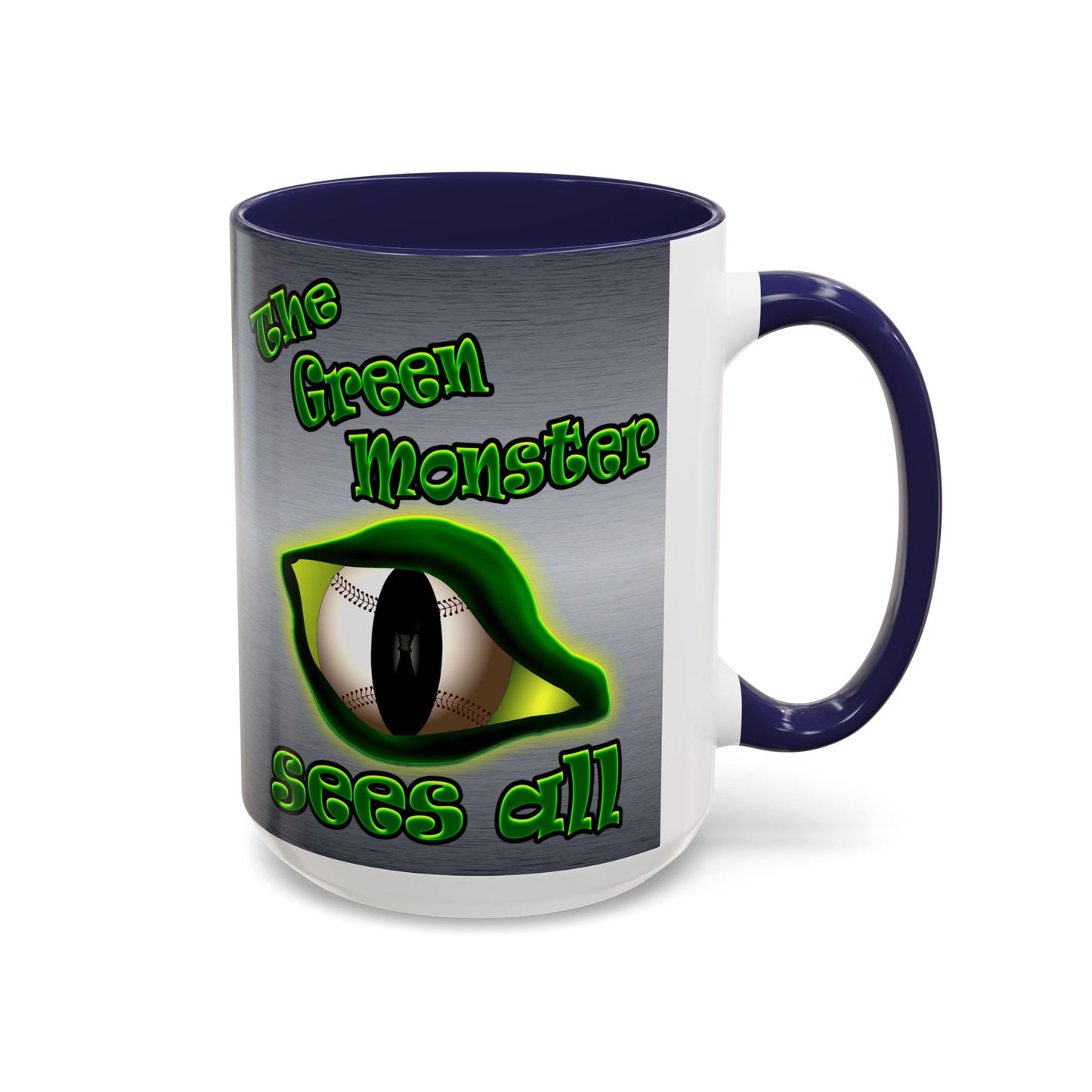 green monster - Accent Mug (brushed nickel)