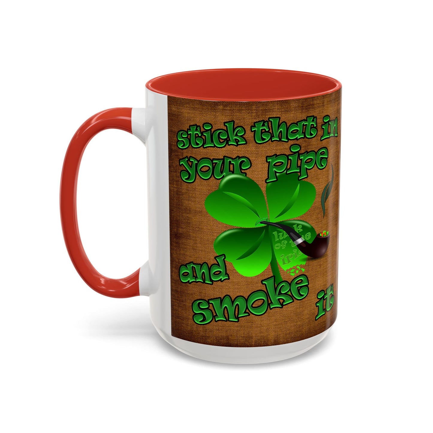 celtics logo - Accent Mug (brown papyrus)