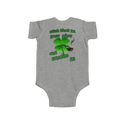 celtics logo - Infant Fine Jersey Bodysuit