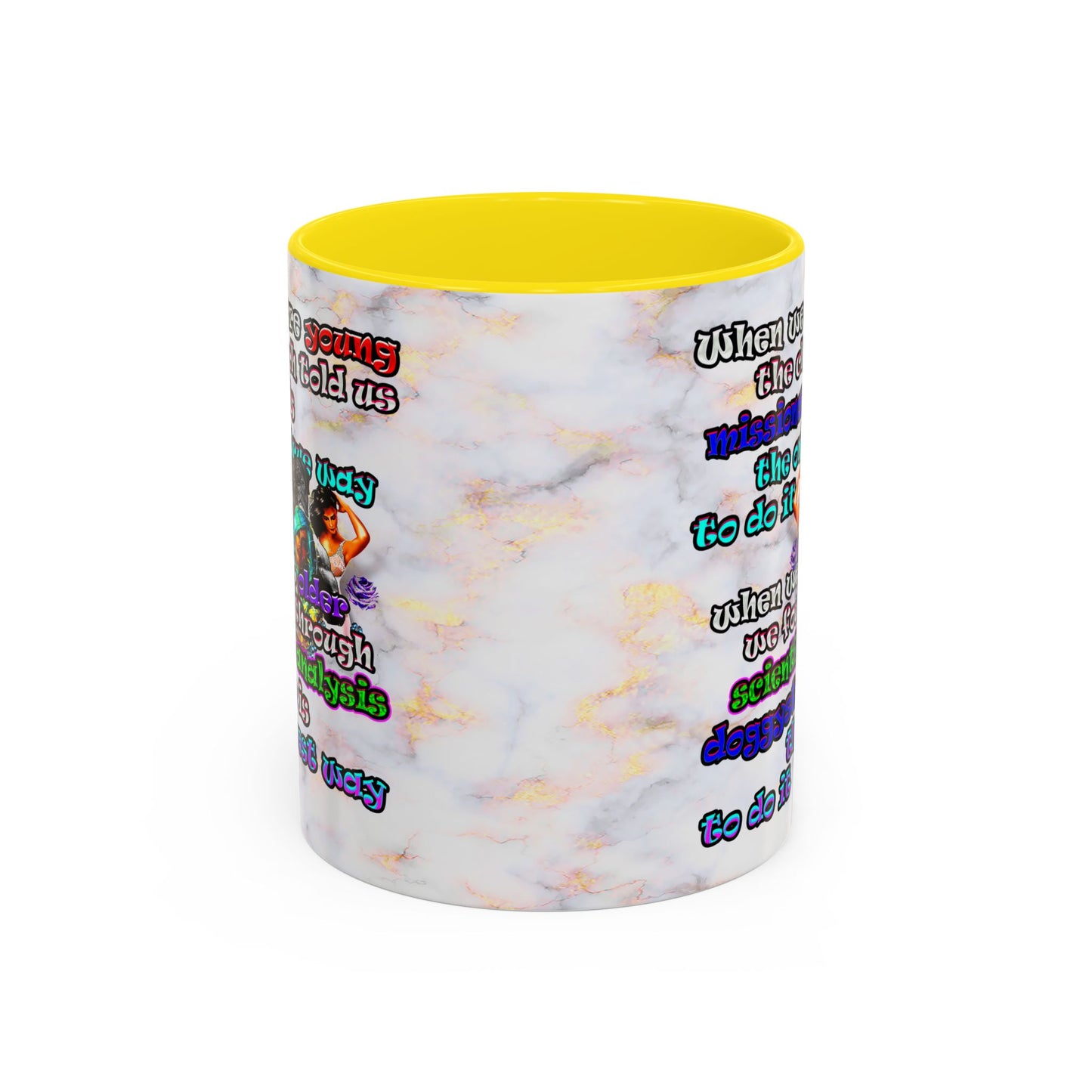 doggystyle - Accent Mug (white marble)