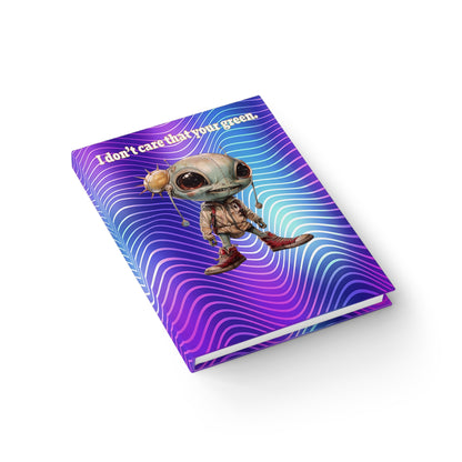I don't care that your green - journal-blank (purple wave)