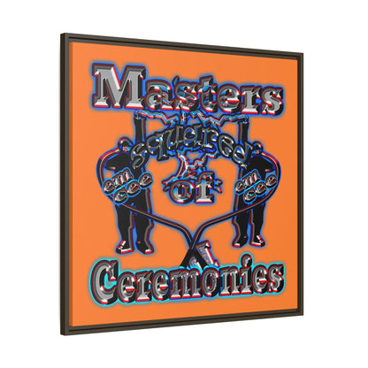 em cee squared - framed canvas art (crusta)