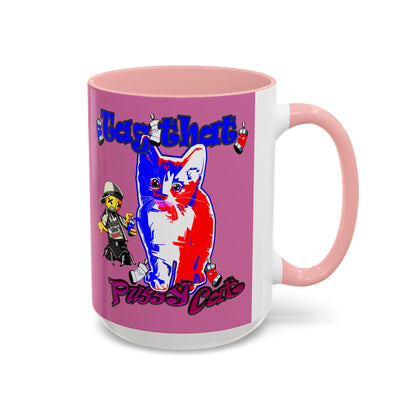 tag that - Accent Mug (light pink)