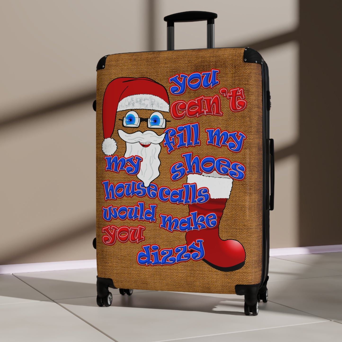 santa's shoes - Suitcase (brown papyrus)