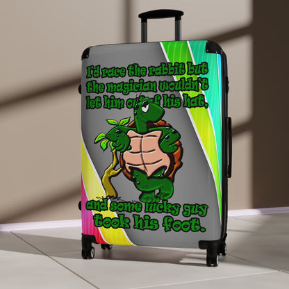 turtle race - Suitcase (rainbow split)
