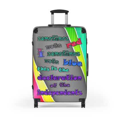 declaration of the independents - Suitcase (rainbow split)