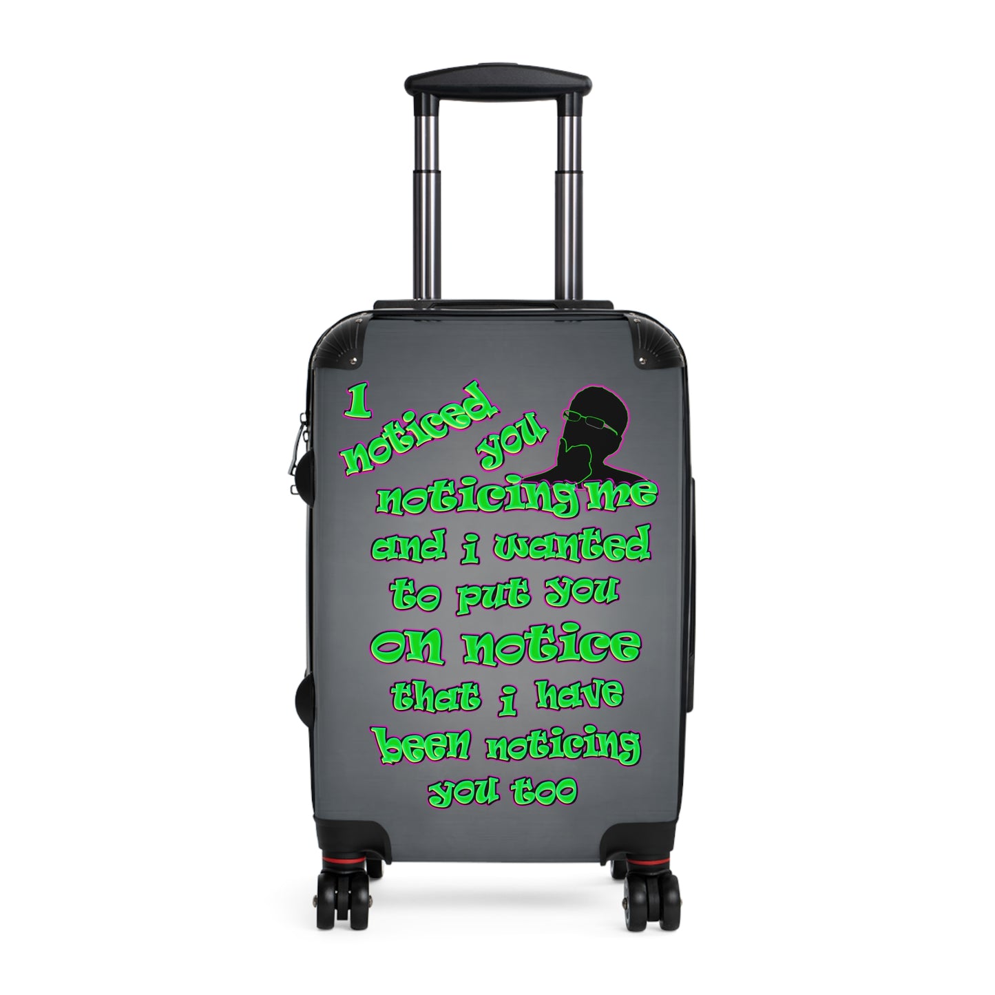 noticed you noticing - Suitcase (grey-light grey)