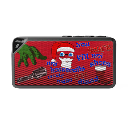 santa's shoes - Jabba Bluetooth Speaker (dark red)