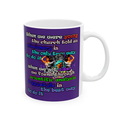 doggystyle - White Mug (purple)
