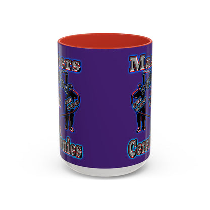 em cee squared - Accent Mug (purple)