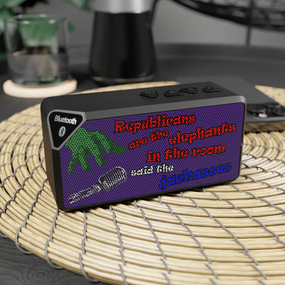 donkeys and elephants - Jabba Bluetooth Speaker (purple)