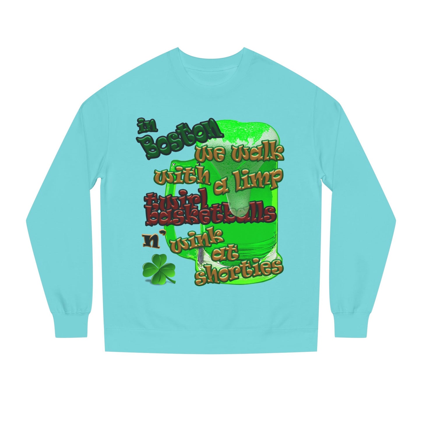celtics logo - Unisex Crew Neck Sweatshirt