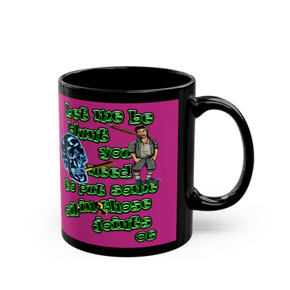 og - Black Mug (pink)