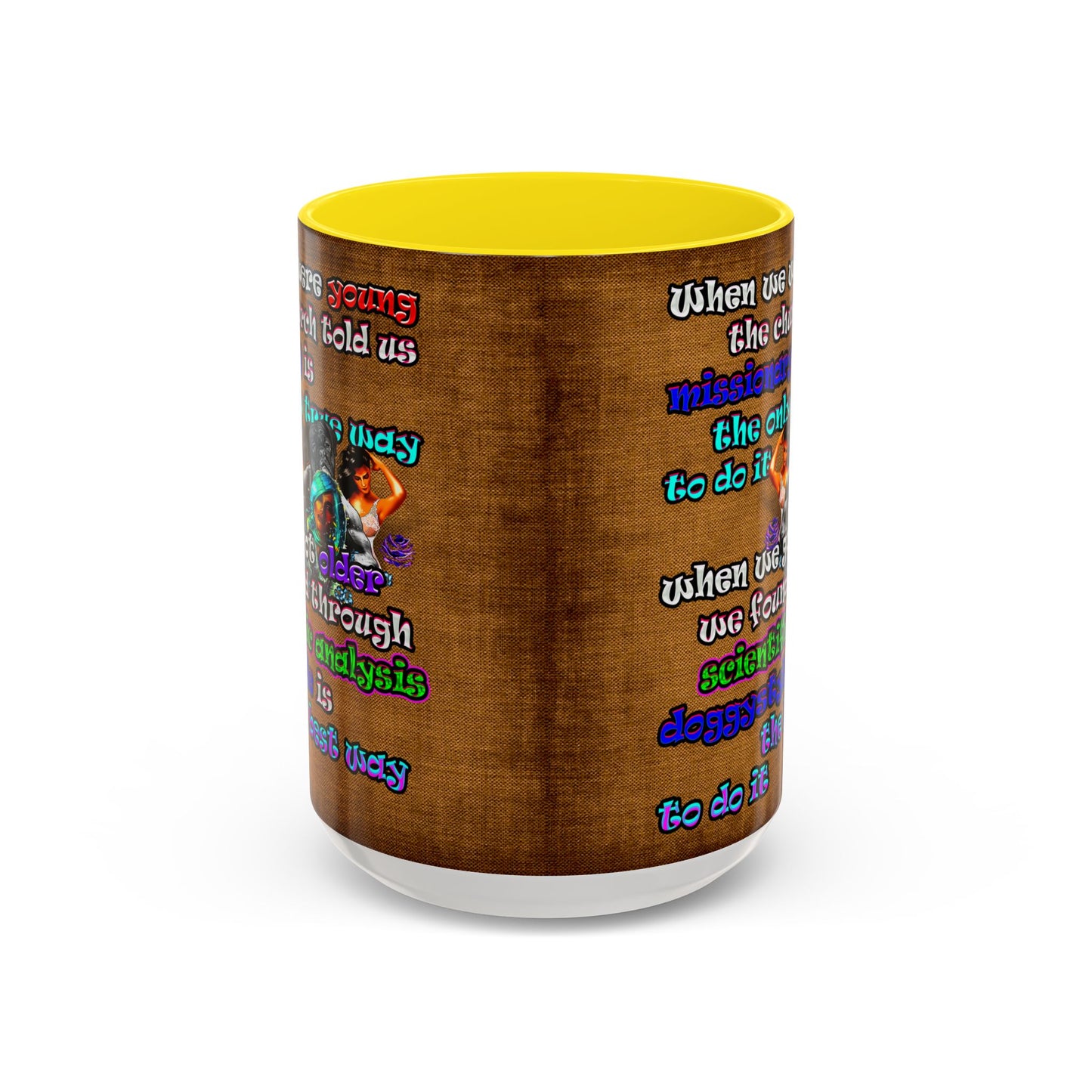 doggystyle - Accent Mug (brown papyrus)