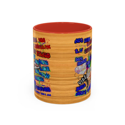 drop the beat - Accent Mug (butterscotch wood finish)