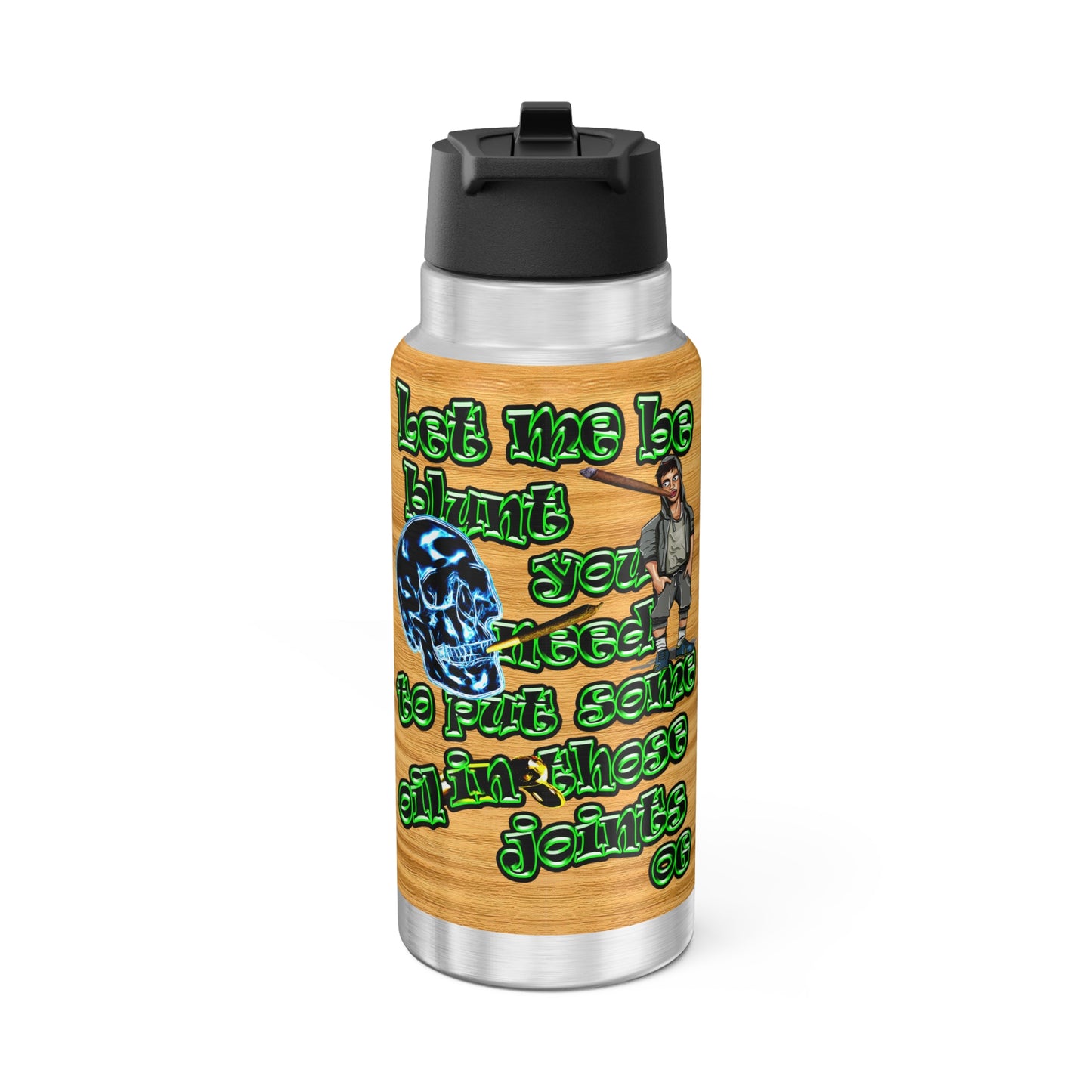 og - Gator Tumbler, 32oz  (butterscotch wood finish)