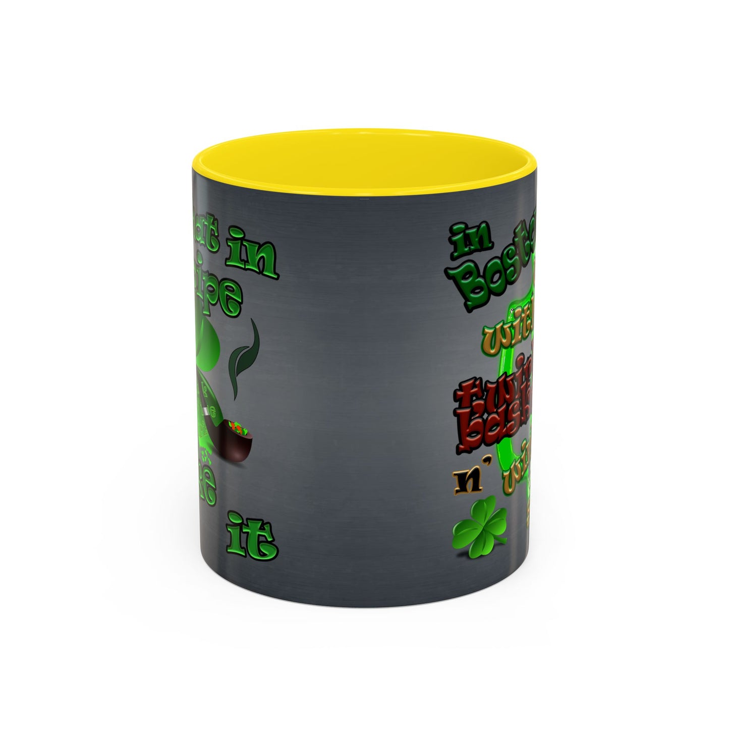 celtics logo - Accent Mug (grey-light grey)