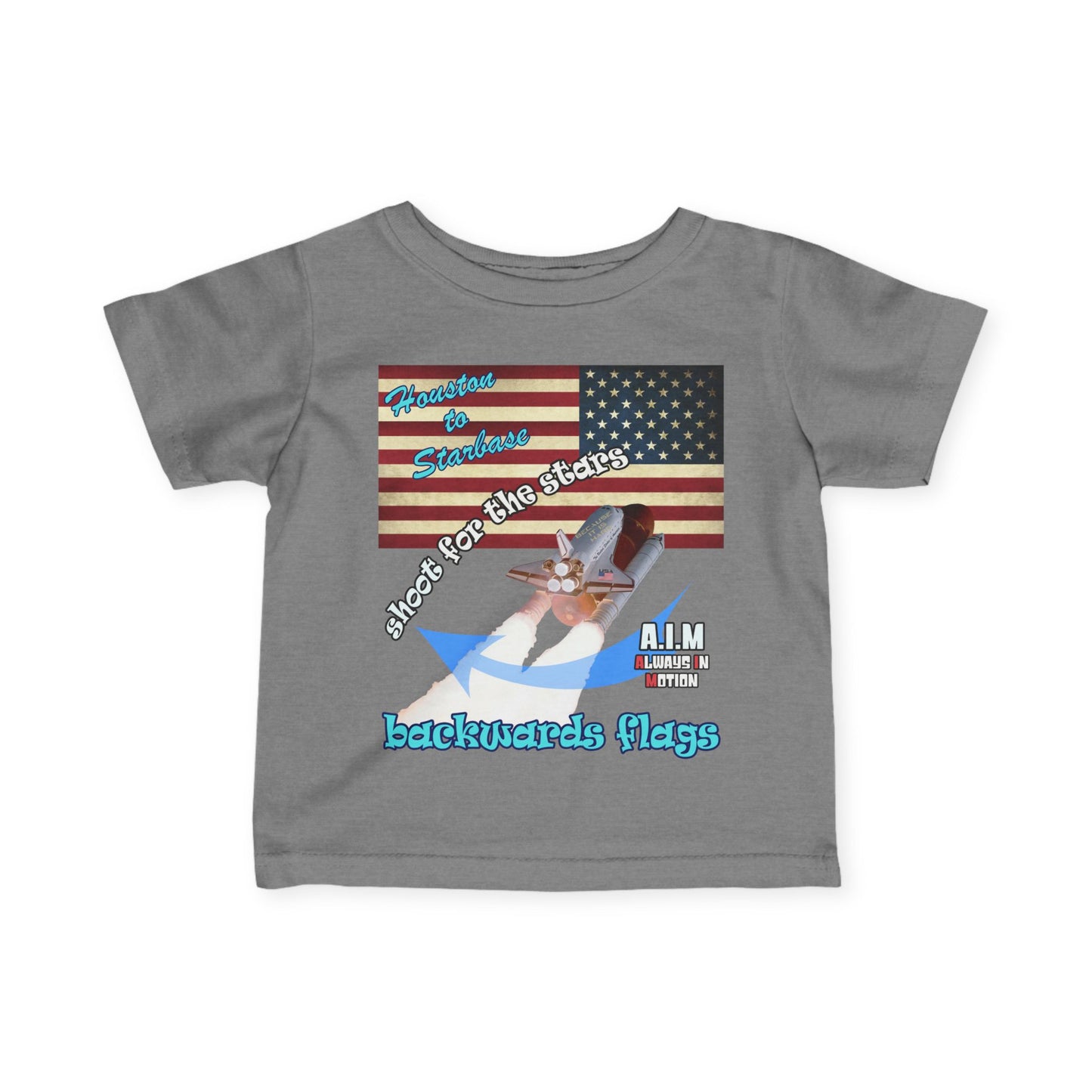 shoot for the stars - Infant Fine Jersey Tee