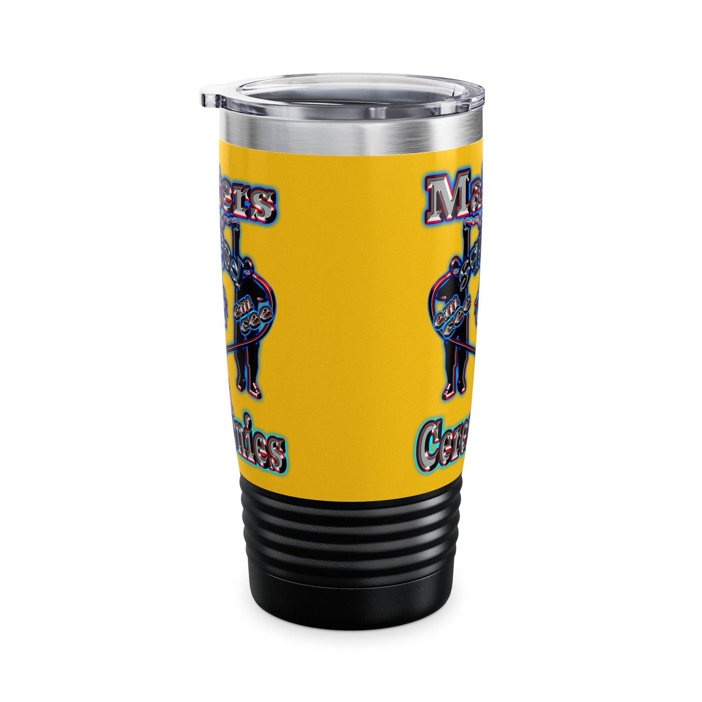 em cee squared - Ringneck Tumbler, 20oz (yellow)