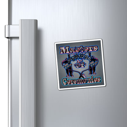 em cee squared - Magnets - (grey-light grey)