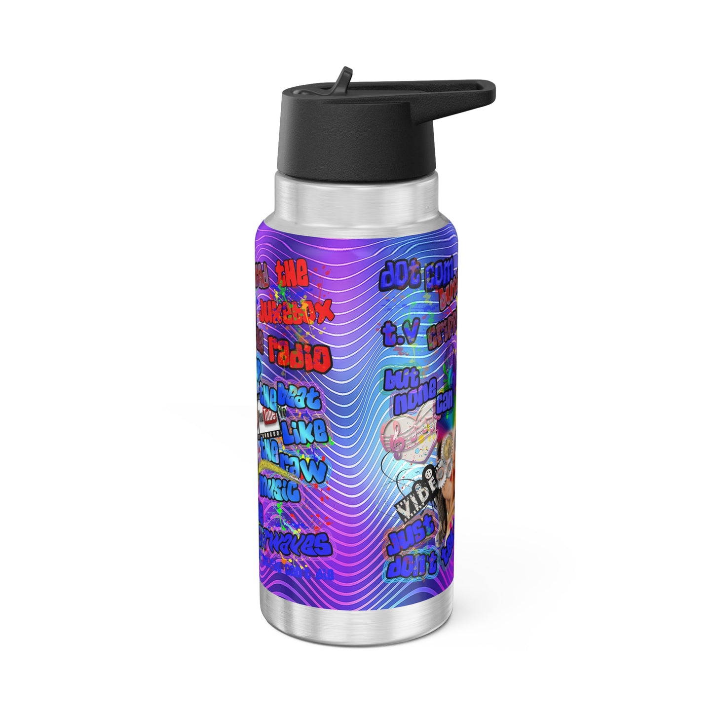 drop the beat - Gator Tumbler, 32oz  (purple wave)