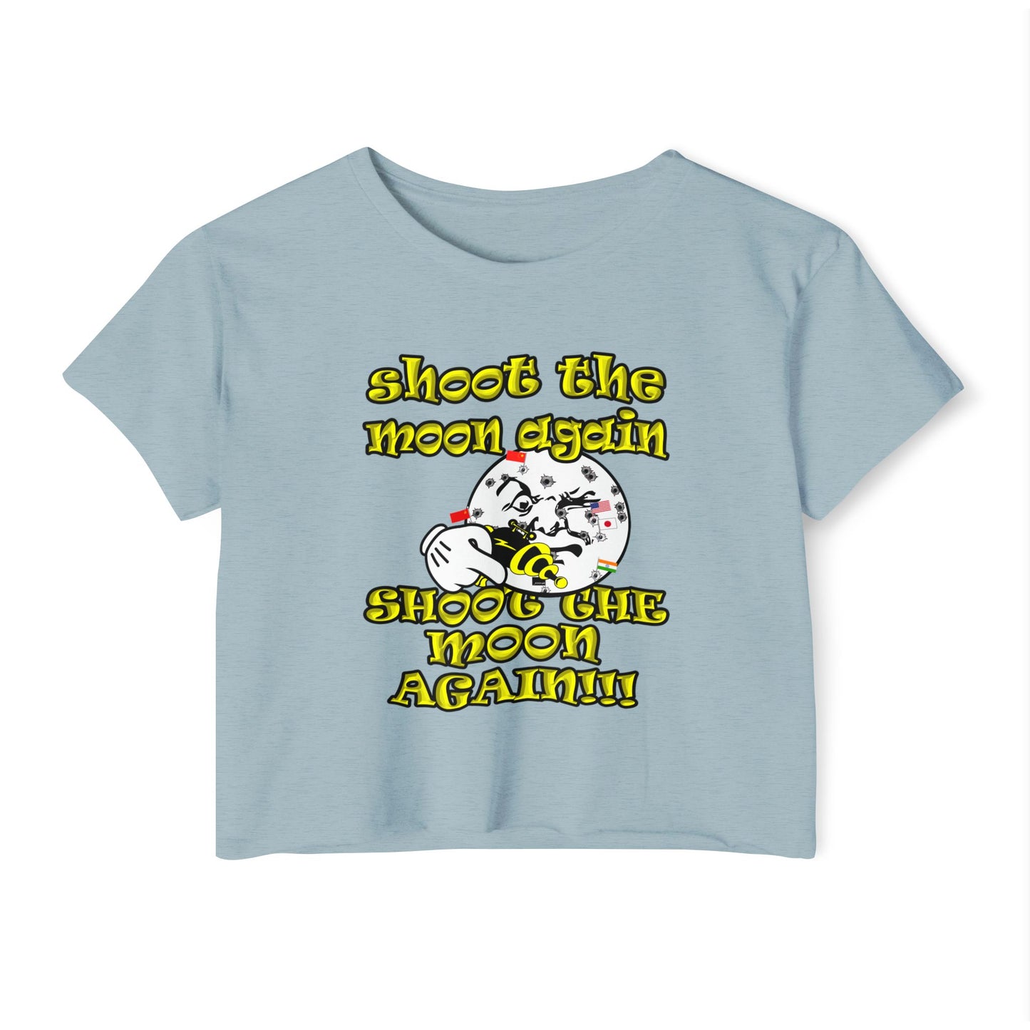 shoot the moon again - Women's Festival Crop Top