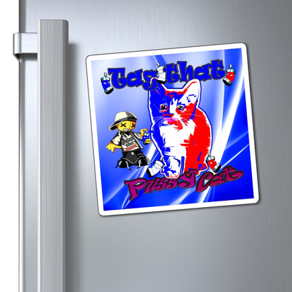 tag that - Magnets - (blue-white wave)