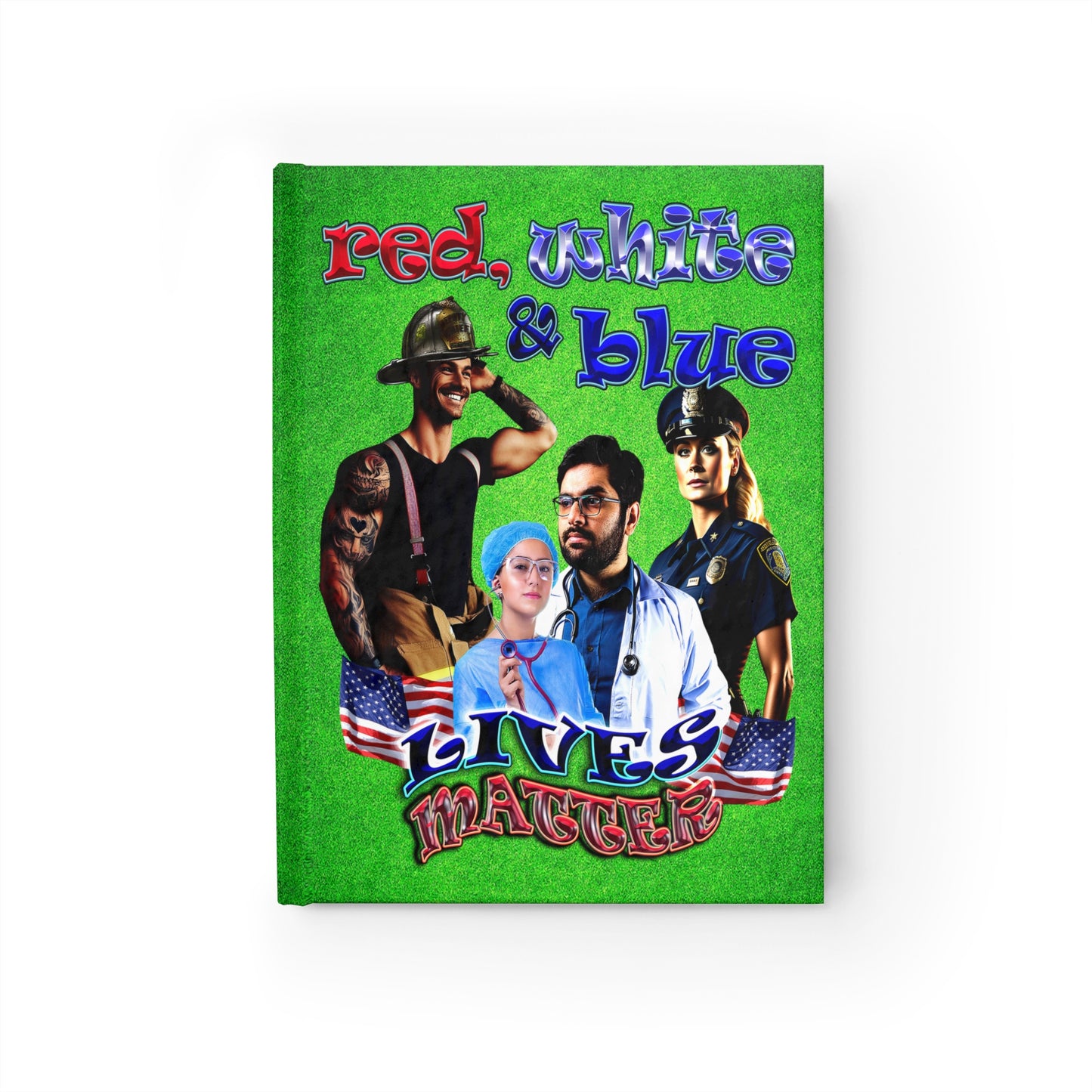 rw&b lives matter - journal-blank (green turf)