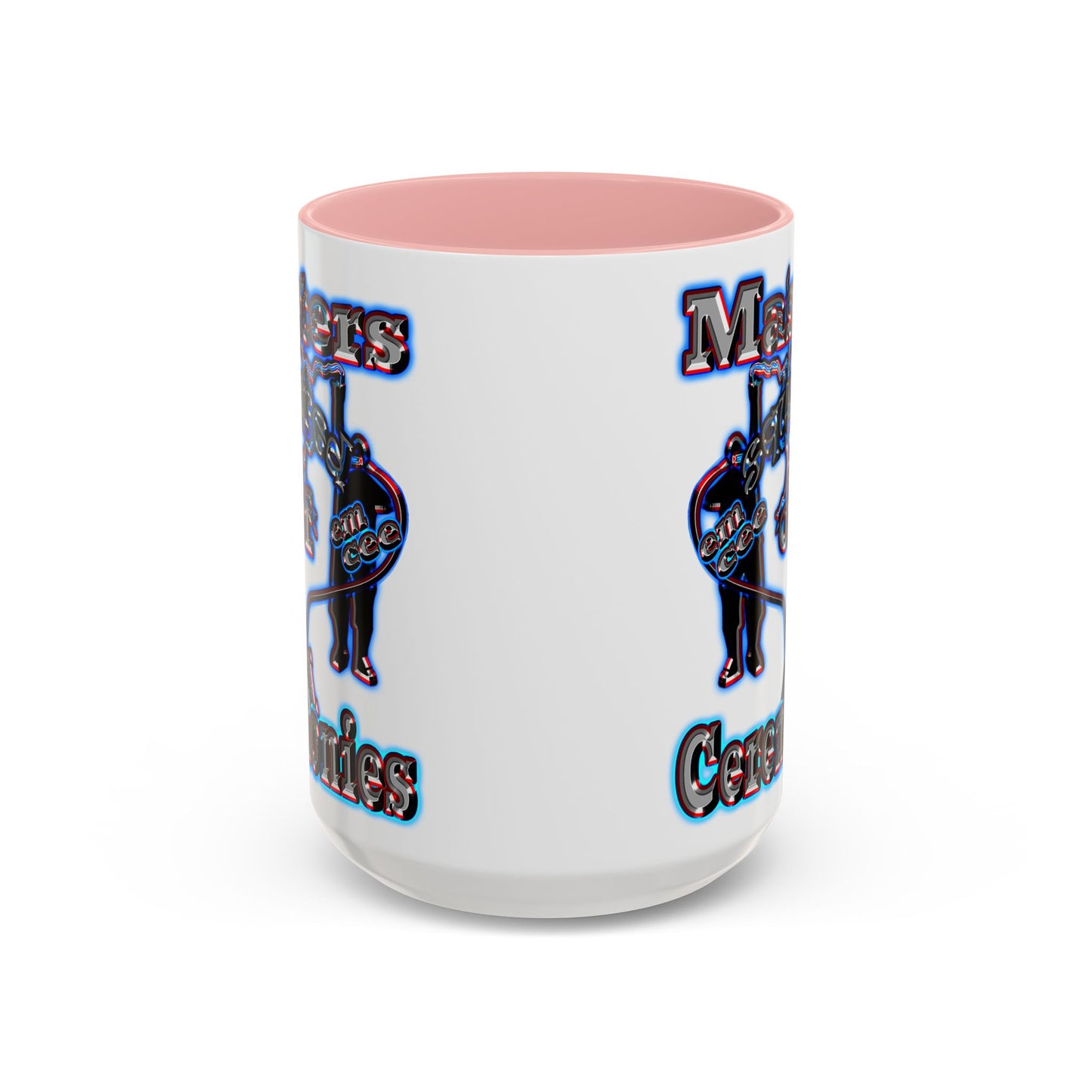 em cee squared - Accent Mug (white)