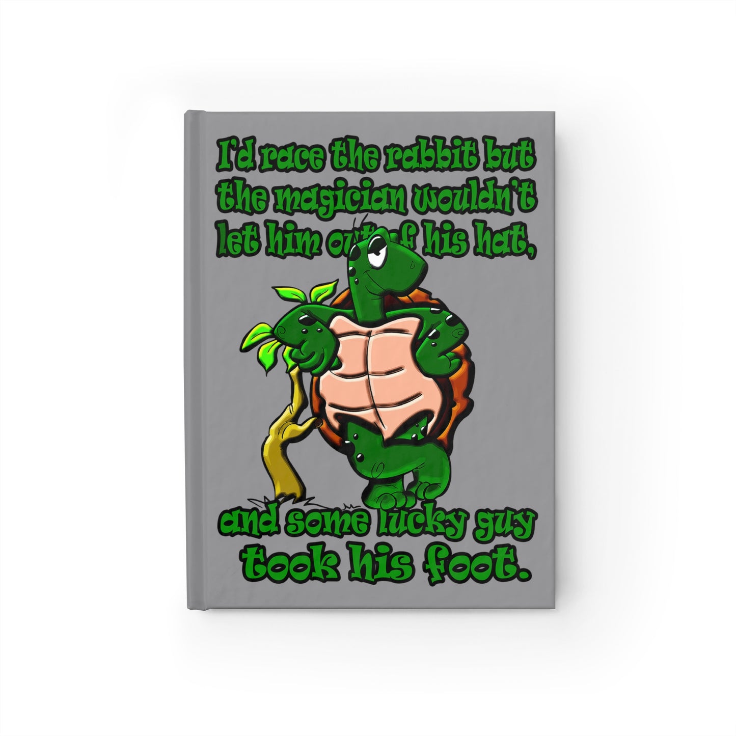 turtle race - journal-blank (grey)