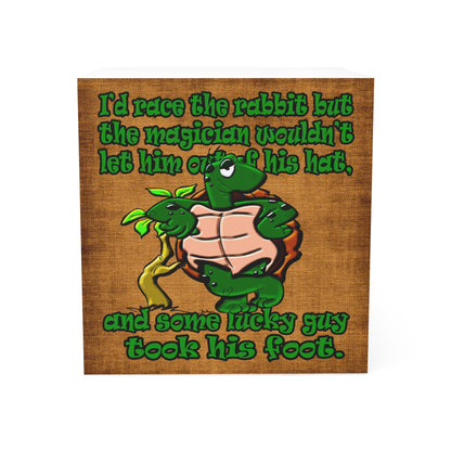 turtle race - note cube (brown papyrus)