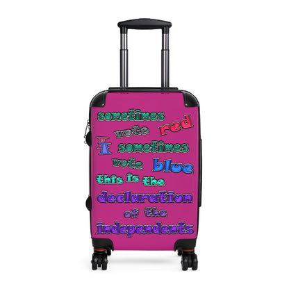 declaration of the independents - Suitcase (pink)