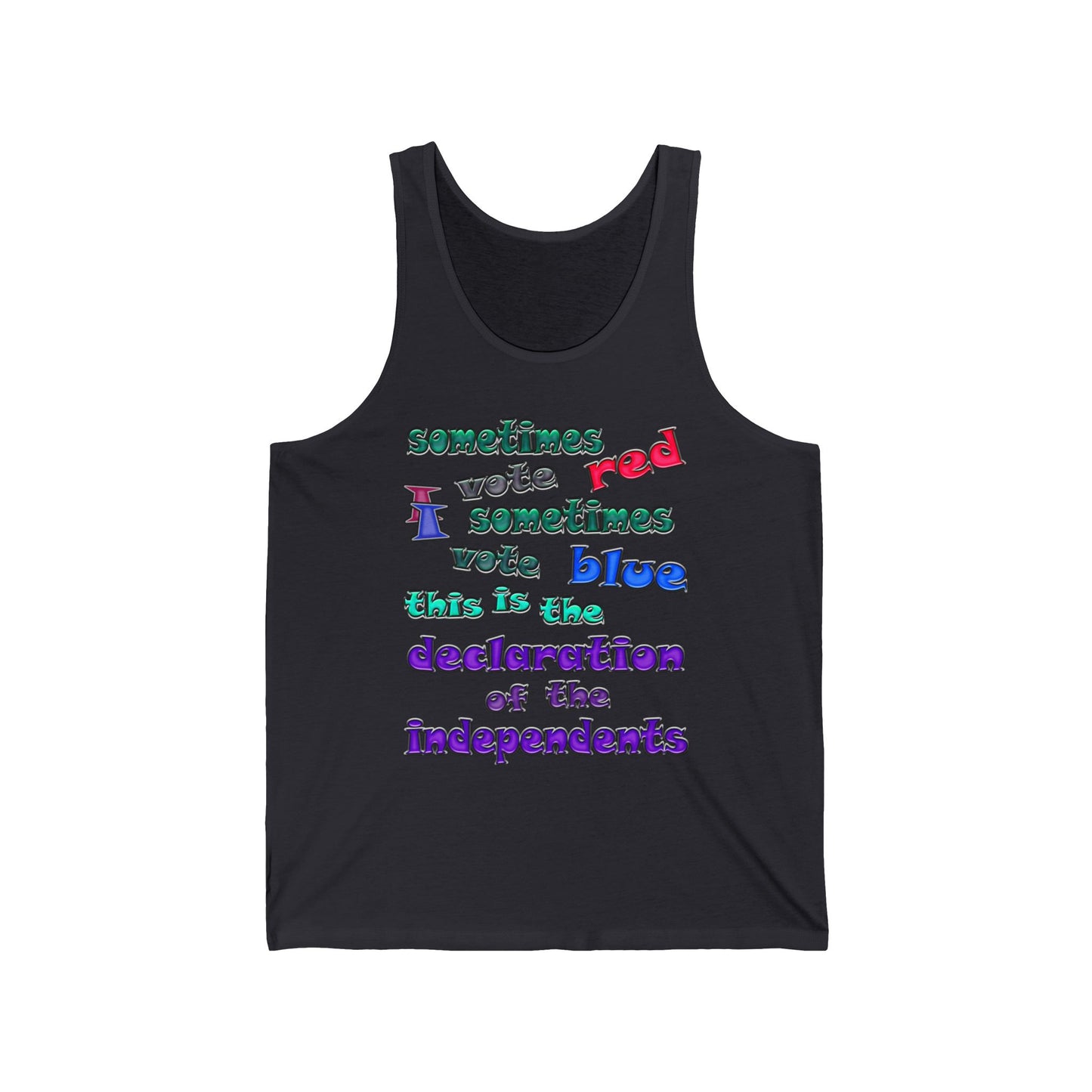 declaration of the independents - Unisex Jersey Tank