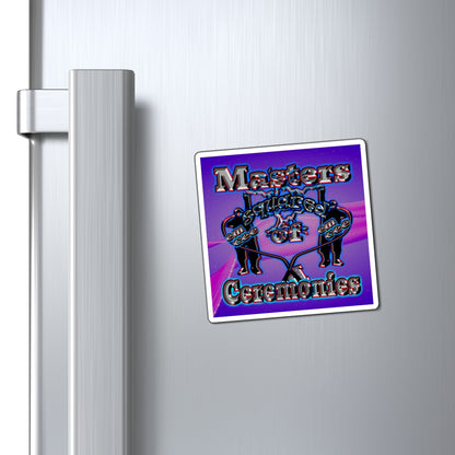 em cee squared - Magnets - (purple-pink wave)