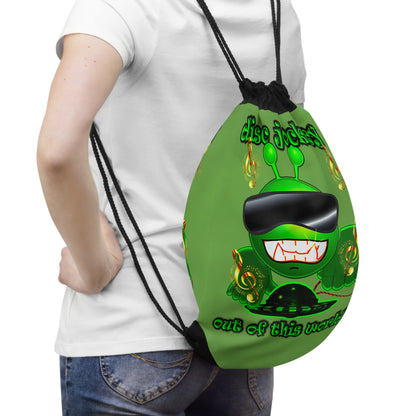 disc jockey - Drawstring Bag (green)