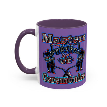 em cee squared - Accent Mug (light purple)