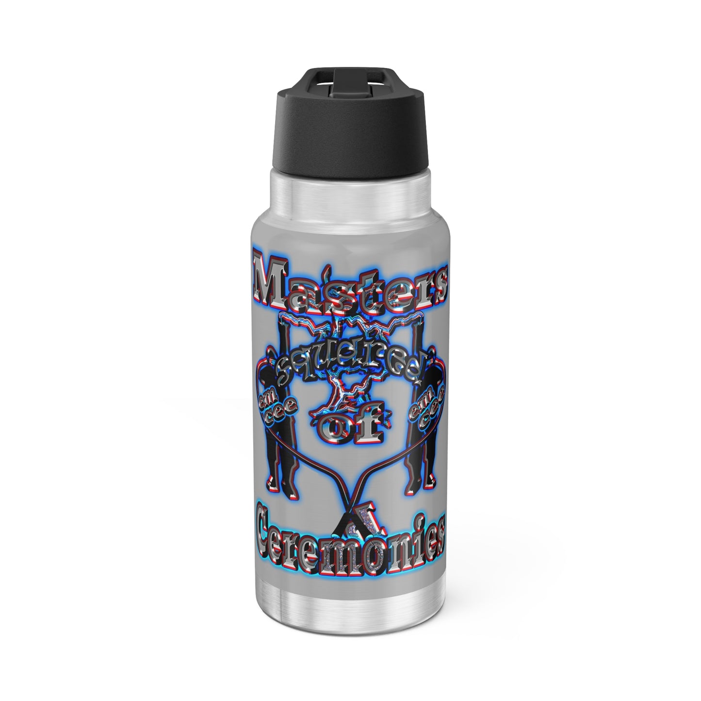 em cee squared - Gator Tumbler, 32oz (light grey)