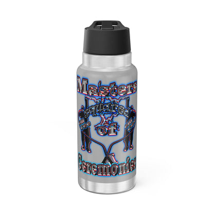 em cee squared - Gator Tumbler, 32oz (light grey)