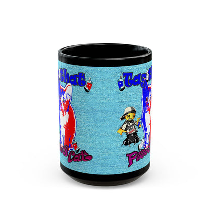 tag that - Black Mug (faded blue)
