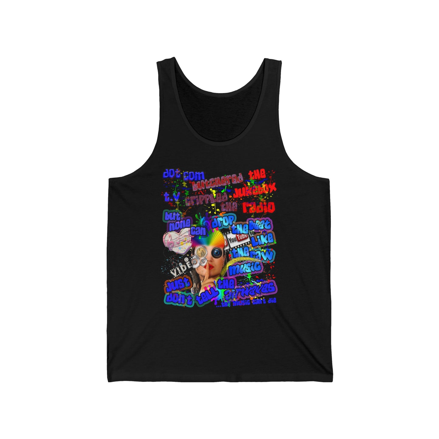 drop the beat - Unisex Jersey Tank