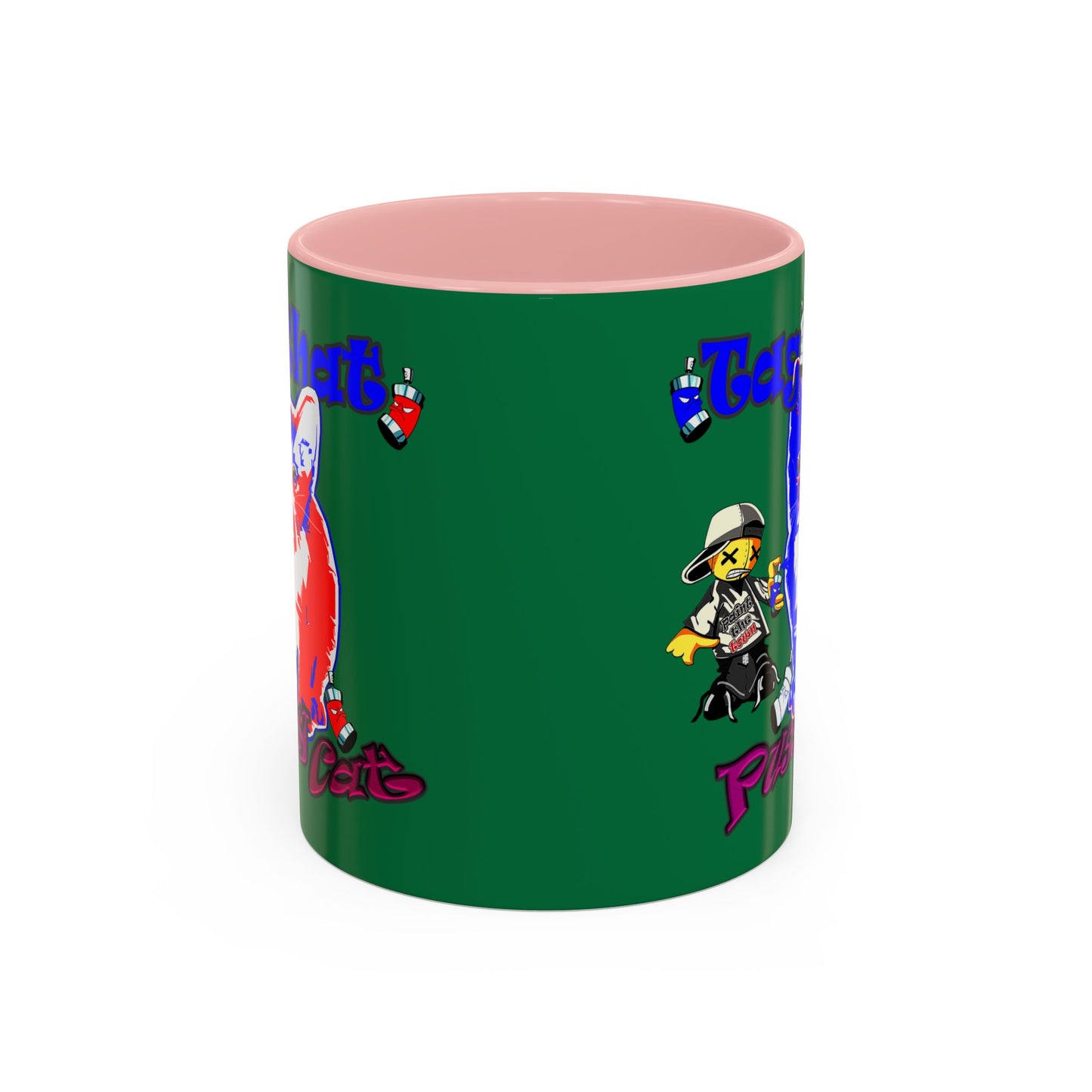 tag that - Accent Mug (dark green)