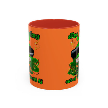 disc jockey - Accent Mug (crusta)