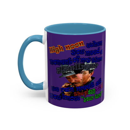 high noon - Accent Mug (purple)