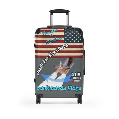 shoot for the stars - Suitcase (dark grey)