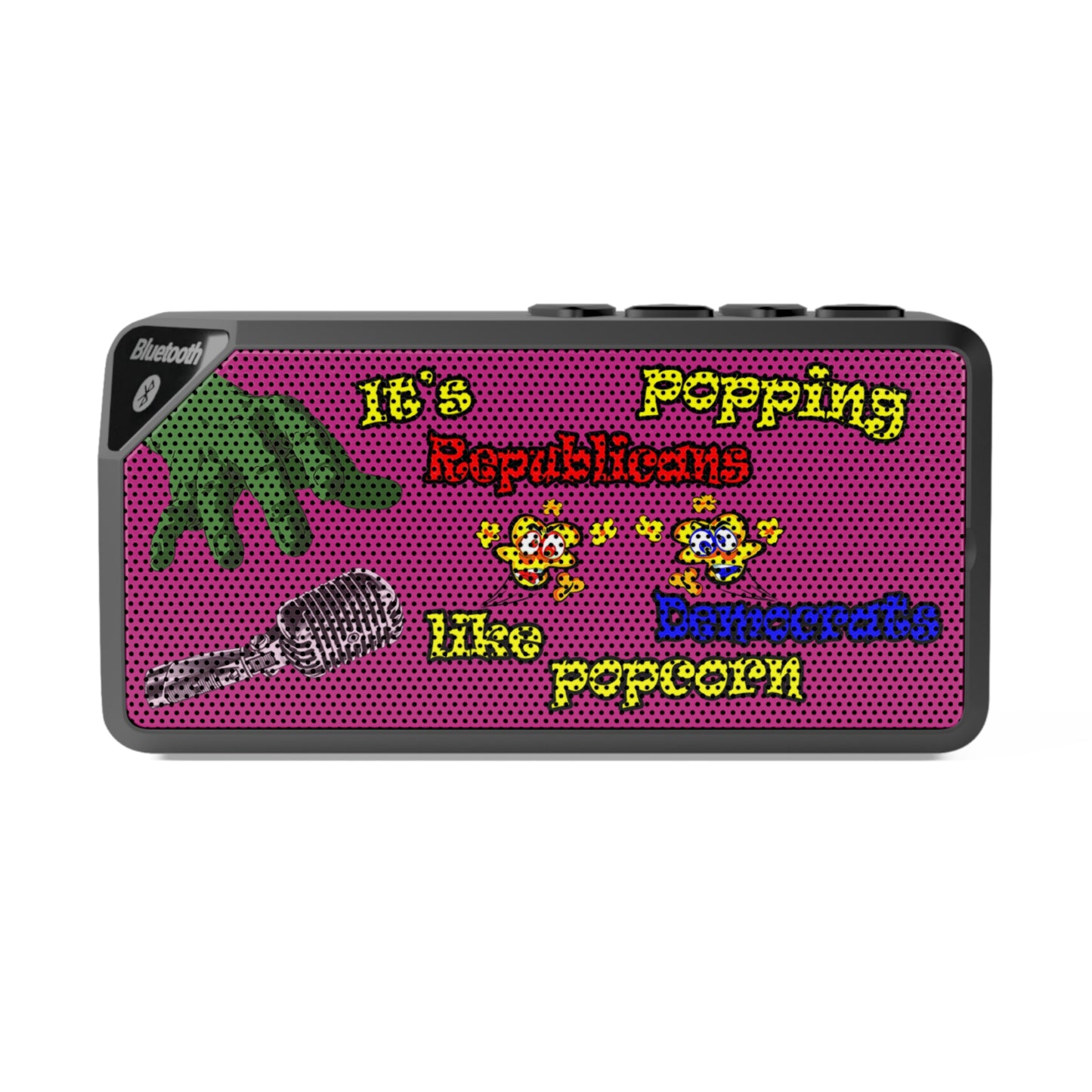 popping like popcorn - Jabba Bluetooth Speaker (pink)